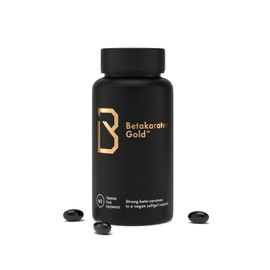Tanning Tablets Supplement (60 Capsules) | 1 Month Supply of Betakaroten Gold® Black Edition with 15mg Beta Carotene Capsules | High Dose & Premium Nordic Quality Tanning Capsules