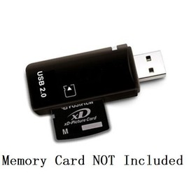 E-tech eTECH USB2.0 - Lector de Tarjetas de Memoria xD de Alta Velocidad, Compatible con Olympus y Fuji XD (1 GB, 2 GB)