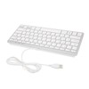 Mini Keyboard Mini Ultra Thin 78 Keys USB Wired Keyboard