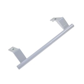 Liebherr Door Handle 7430670, Compatible with Liebherr, Far Pull Handle, Stainless Steel, Brushed, Aluminium, Round, 245 mm, 1 Piece, Indoor, Kitchen