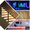Muzata 4FT/1.2M Spotless Aluminum LED Baseboard Lighting Frosted LED Strip