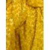 Ruth Yellow Cuddle Minky Rosette Soft Faux Fur Fabric by