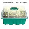 5PCS Plant Germination Starter Tray With Grow Lights for Planting