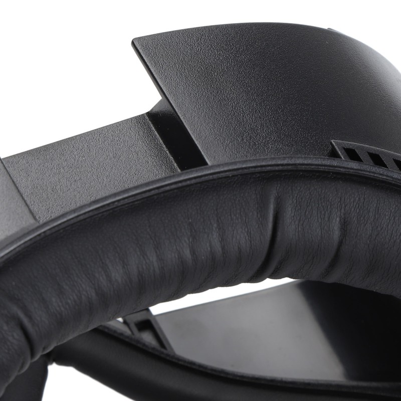 VR Face Pad Black Raised PU Leather Sweat Proof Light