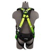 Safewaze 021-1451 PRO Construction Harness: 3D, QC Chest, QC Legs,