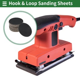 X AUTOHAUX Sandpaper Hook & Loop Sanding Sheets 75x75mm Black 800 Grit Efficient Grinding and Polishing Automobile Manufacturing and Repair Metal Processing