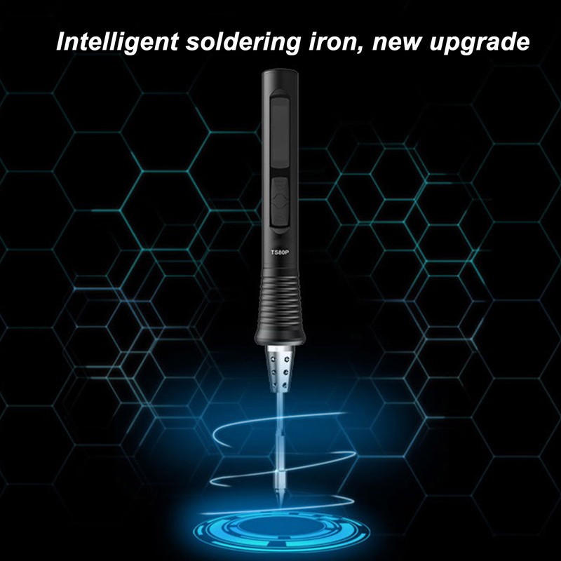 Electric Soldering Iron Aluminum Alloy Intelligent MCU Portable USB Powered