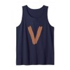Creative Bold Leather Letter V - Design - Alphabet -