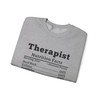 Therapist Nutrition Facts Sweatshirt Gift for Therapists Cozy Crewneck for