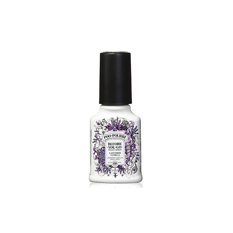 PooPourri Before You Go Spray, Lavender Vanilla, 2 Count of