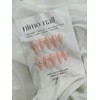 Glitter Nail•Wedding Nail Tip•Handmade Nail Tip - White Heart /