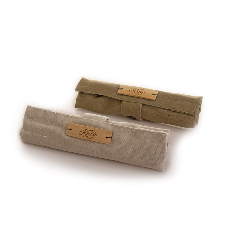 Zero Waste Plastic Free Reusable Bamboo Cutlery Set Fork, Spoon,