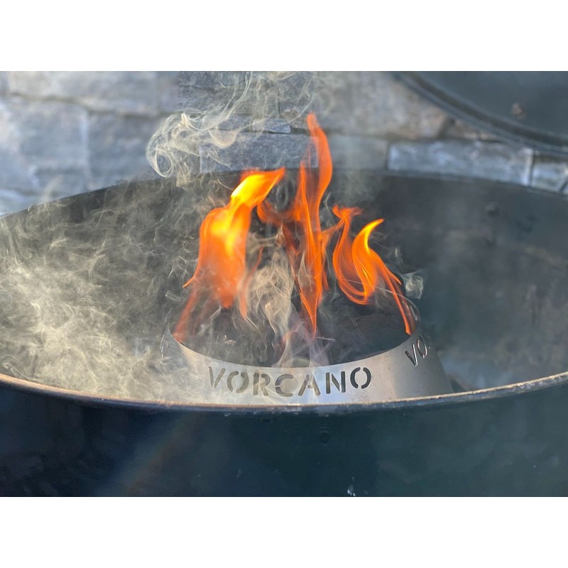 Vorcano BBQ Brand Stainless Steel Vortex Charcoal Grill Cone BBQ