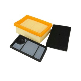 Trade-Shop Air Filter with Additional Filter + Foam Filter for Stihl TS 400, BR 350, BR 430, SR 430, SR 450 Cutting Grinder Leaf Blower Sprayer