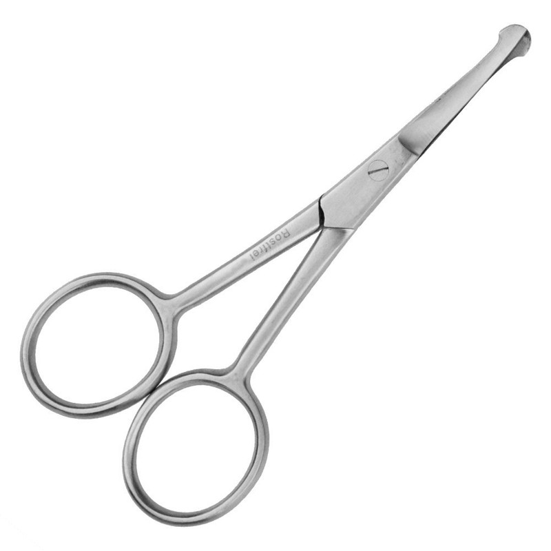 May - Nasenhaar Schere - Nasenhaarschneider mit gebogener Schneide und