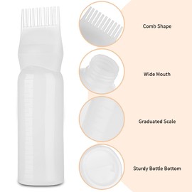 Root Applicator bottle Hair Oil Dispenser for Hair Dyeing Hair Coloring Hair Oil Applicator (Mix color)