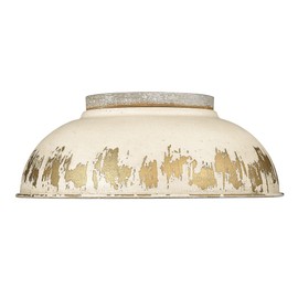 Kinsley 2-Light Flush Mount in Aged Galvanized Steel and Antique Ivory- Flush Mount Ceiling Light, Flush Mount Light Fixture, Ceiling Light Fixture, Ceiling Light Fixtures,