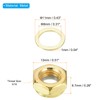 PATIKIL Skateboard Lock Nuts Set, 2 Set 5/16 Skateboard Truck