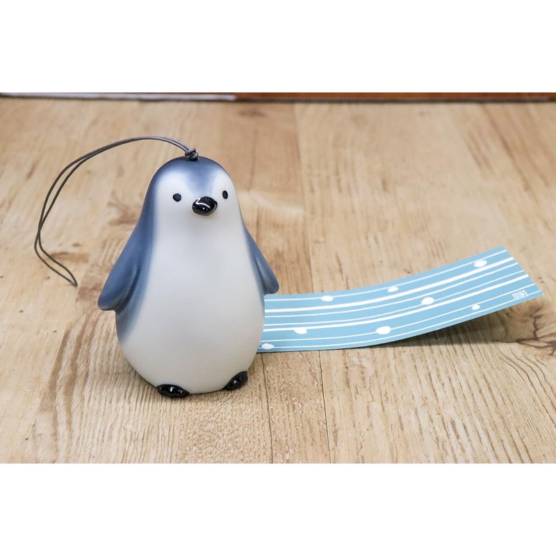 Yakushi Kiln Wind Chime, Seto (Penguin)