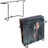 Modern Metal Vinyl Record Wall Mount Shelf (2 Pack), Matte