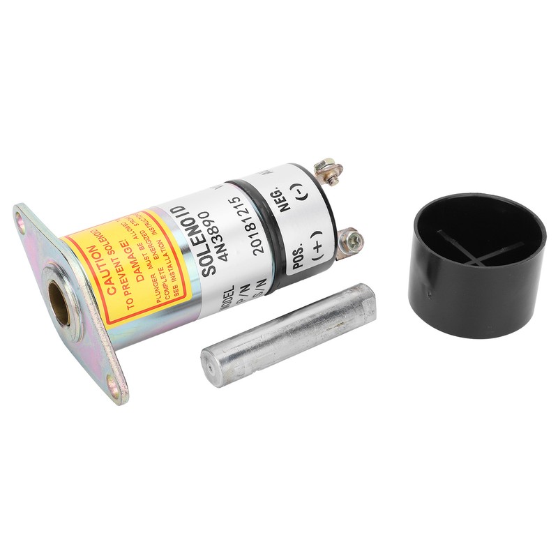 Fuel Shut Off Solenoid Valve DC12V Excavator Stop Oil Electric