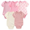 MAMIMAKA Baby Short Sleeve Bodysuits Baby Girls Clothes Cotton Vest