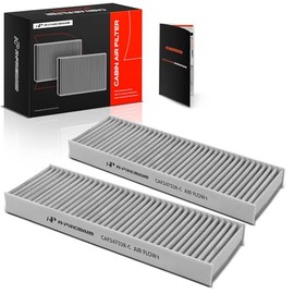 A-Premium Filtro de Aire de la Cabina con Carbón Activado | Compatible con Honda Accord 1998-2002 & Acura TL 1999-2003, CL 2001-2003