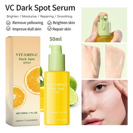 2PCS Green Tangerine Vitamin C Serum, Vitamin C Serum for Face, Dark Spot Remover for Face with Niacinamide, Arbutin and Green Tangerine | Anti-Aging, Evening Skin Tone