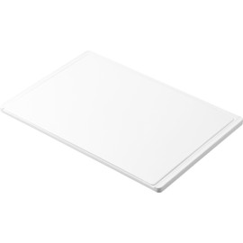 Yamazaki 7020 Antibacterial Cutting Board & Sheet Cutting Board Set, White, Cutting Board: Approx. W 13.0 x D 8.7 x H 0.4 inches (33 x 22 x 1 cm), Tower Cutting Board, Double-Sided Usable