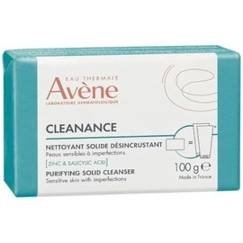 Avene Cleanance Barra Limpiadora Facial, Ácido Salicílico Piel Acneica 100g