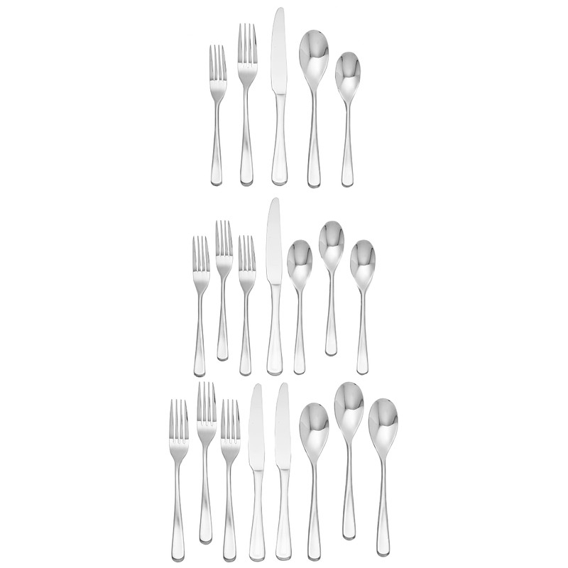 Mikasa Philo 20-Piece Stainless Steel Flatware Set, Service for 4
