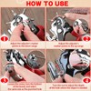 SPEEDWOX Leather Hole Punch Tool Multifunction Hole Puncher 6 Size