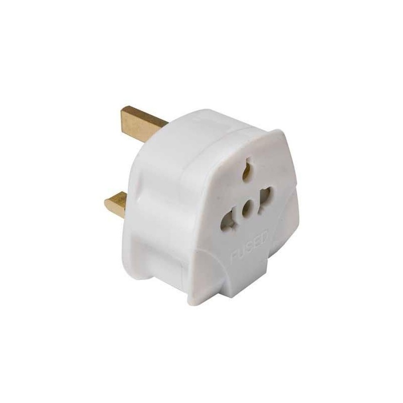 Safe and Sound UK SA6031 Visitor Electrical Adaptor, Single Socket