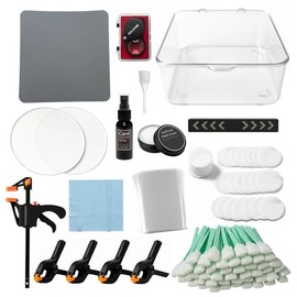 NOVATRA Professional Card Repair Kit – Complete Trading & Sports Card Cleaning Kit with Magnifier, Humidification System, Card Press & Polishing Protection – TCG & MTG Card Restoration Kit
