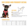 FFWTPY Dog Harness Soft Padded Dog Harness Air Mesh Breathable
