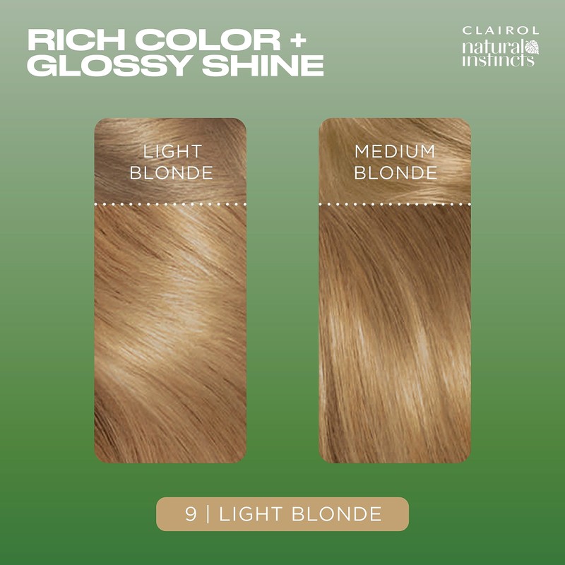Clairol Clairol Natural Instincts Semi-Permanent No Ammonia Hair Dye, 9