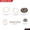 RCAWD Diff Gear Set & Active Diff Plates for ARRMA