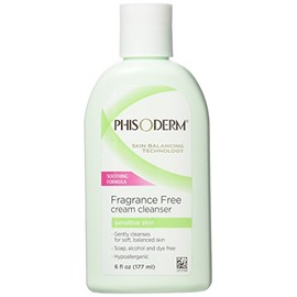 Phisoderm Fragrance Free Cream Cleanser for Sensitive Skin 6 oz