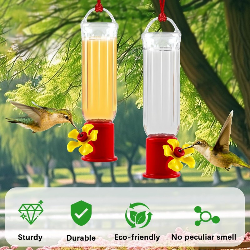 10 Pack Small Hummingbird Feeder for Outdoors Mini Hummingbird Feeders