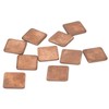 100pcs Heatsink 401w/mk Thermal Conductivity Burr Free Glossy Copper Material