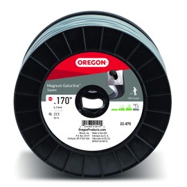 Oregon 22-870 Heavy-Duty Professional Magnum Gatorline Square String Trimmer Line .170-Inch Diameter 3-Pound Spool,Gray