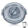 WSEYU Replacement Lid Compatible with 64 oz Low Profile Container
