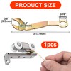 CTEAKOP 3/8" Bi-Fold Pocket Door Wrench Angled, Pivot Adjustment Wrench