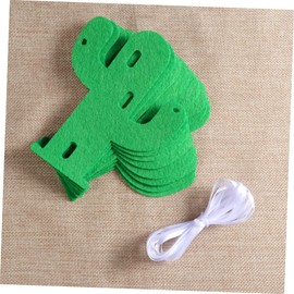 LABRIMP Summer Decorations Cactus Banner Pennants Nonwoven Wedding Party Decorations for Indoors/outdoors