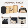 Caped Hero Bat House for Outdoors - Wooden Large Three
