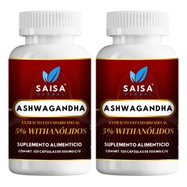 Suplemento Estres Ashwa 120 Caps Extracto