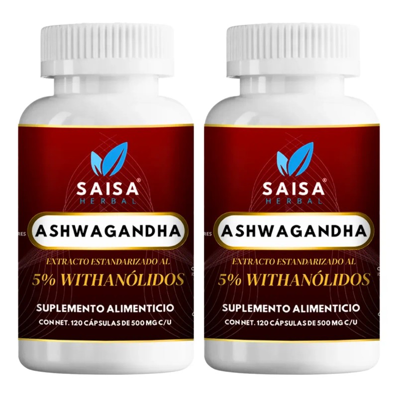 Suplemento Estres Ashwa 120 Caps Extracto