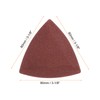 HARFINGTON 60pcs Triangular Hook & Loop Sandpapers 100/120/150 Grits 3-1/8"