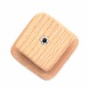 WEICHUAN 10PCS Square Unfinished Wood Drawer Knobs Pulls Handles -