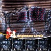 Ccinny 500 LED 25 FT Cluster Lights, White Christmas Tree